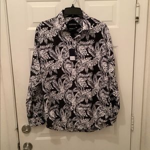 silver stone button up shirt